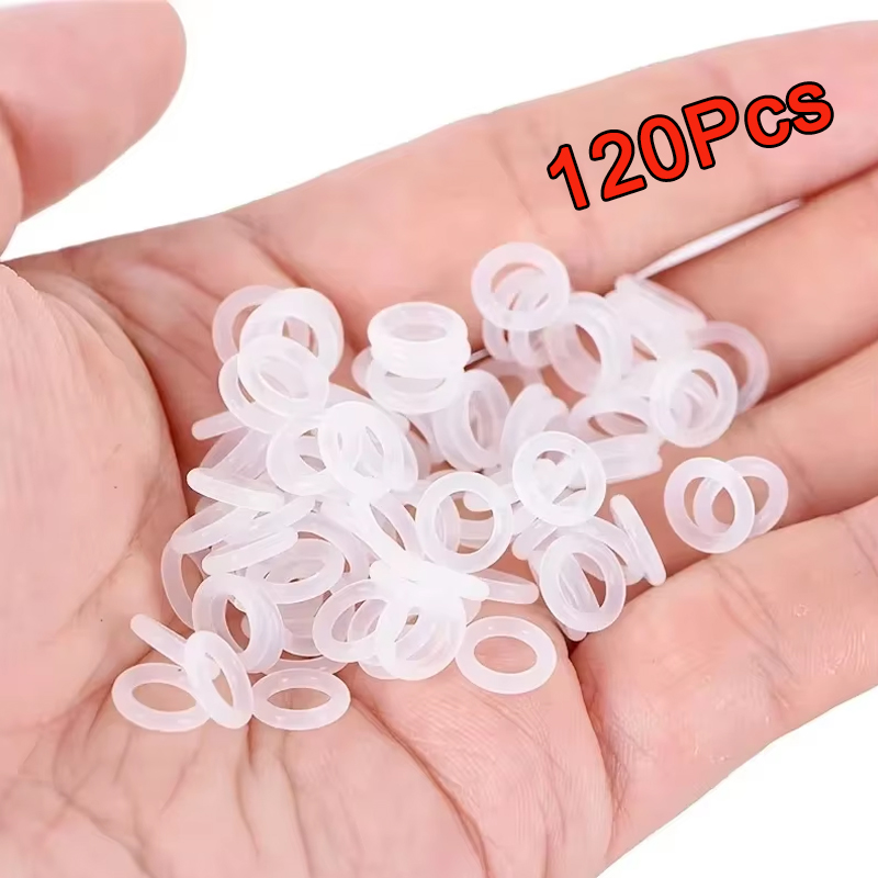Keycap Puller Ring - 120Pcs Keyboard O-Ring Keycaps Silicone Rubber