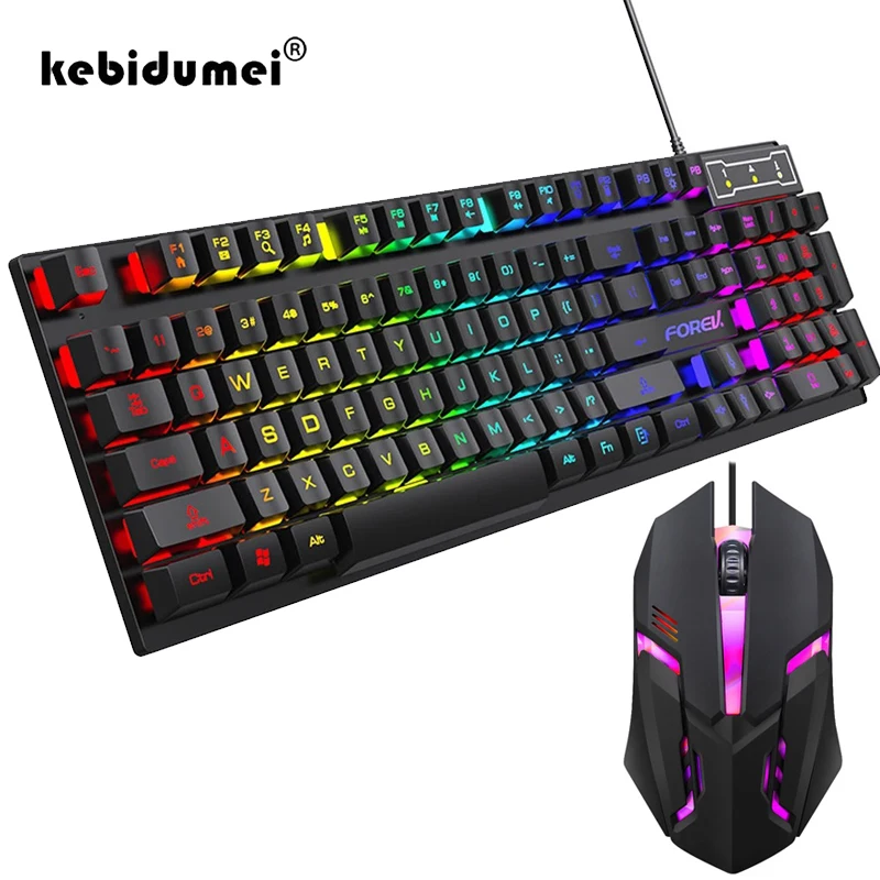 Gaming Keyboard Half - 104 Key Backlit Mechanical Keyboard Wired