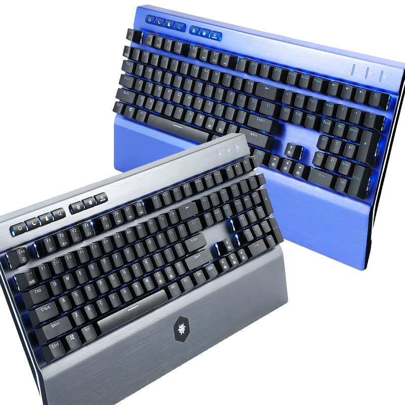 Gaming Keyboard Blue Switches - HEXGEARS GK739 Hot Swappable design Keyboard