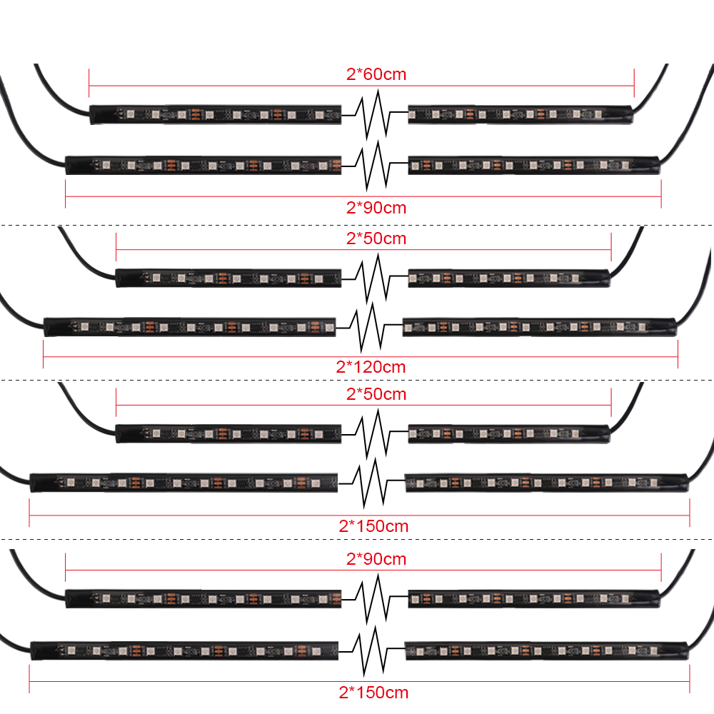 Neon LED RGB Car Underglow Bot - Rgb Underglow Strip recension och pris