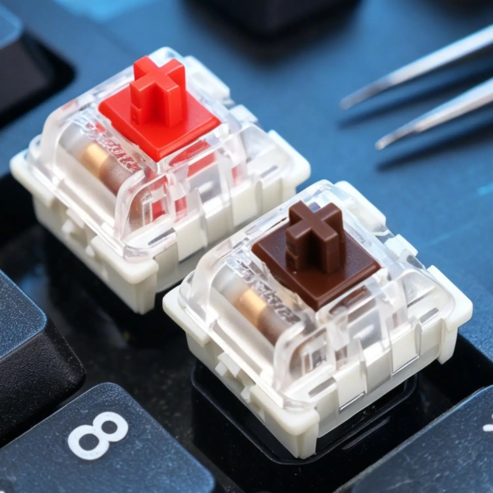 1-150Pcs 3 Pin DIY Mechanical  - Gaming Keyboard Blue Switches recension och pris