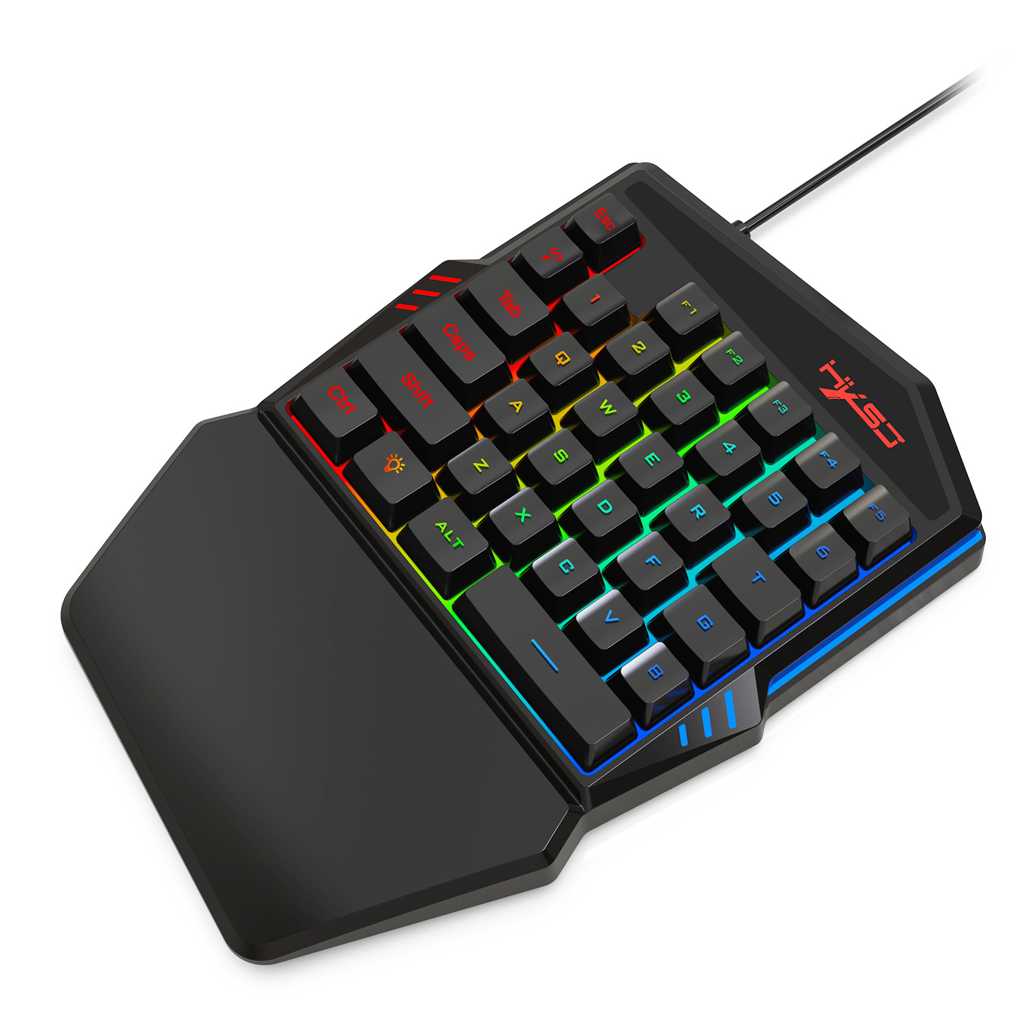 HXSJ V100 V100-2 35 Key Gaming - Gaming Keyboard Half recension och pris