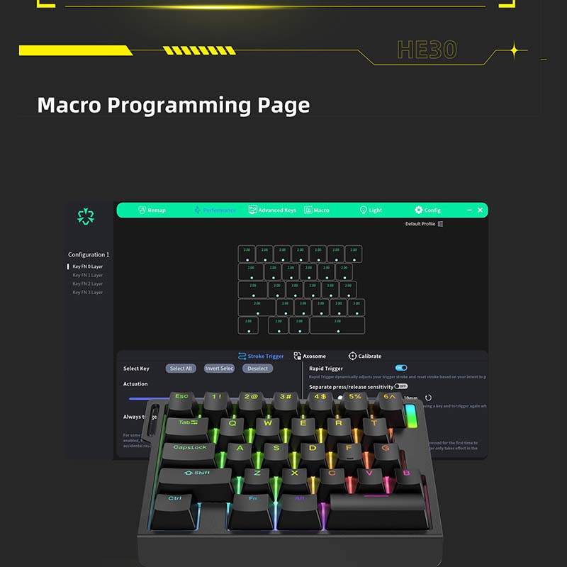HE30 Mechanical Gaming Keyboar - Gaming Keyboard Hand recension och pris