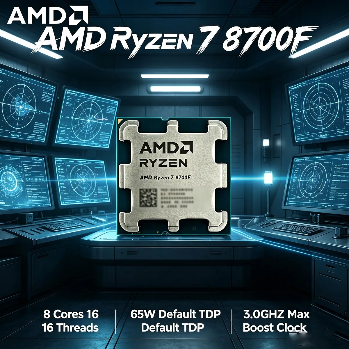 AMD R7 8700F Ryzen 7 8700F CPU - Amd Cpu Ryzen 7 recension och pris