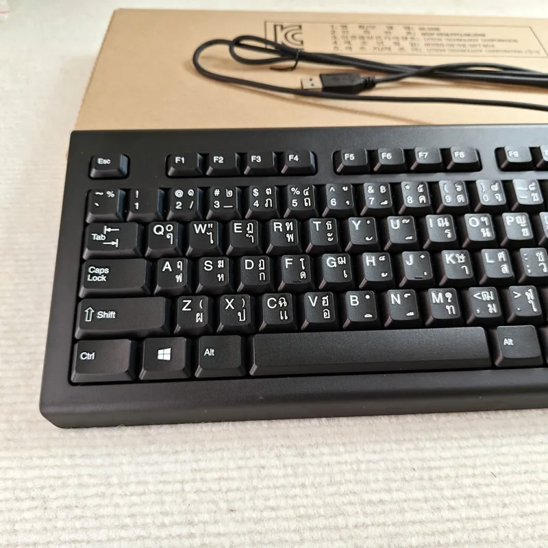 Thai layout USB wired keyboard - Gaming Keyboard Blue Switches recension och pris