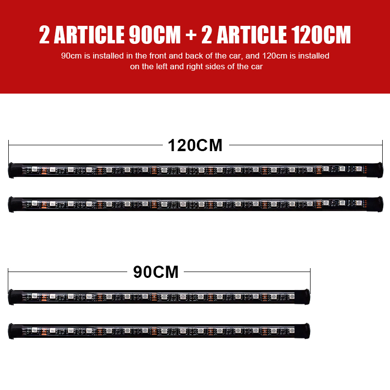 Under Car LED Lights Underglow - Rgb Underglow Strip recension och pris