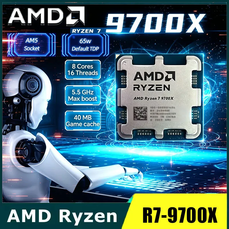 Amd Ryzen 7 9700X Cpu Processo - Amd Cpu Ryzen 7 recension och pris