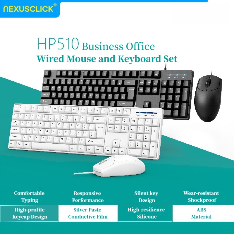 NexusClick Wired Office Keyboa - Gaming Keyboard Expensive recension och pris