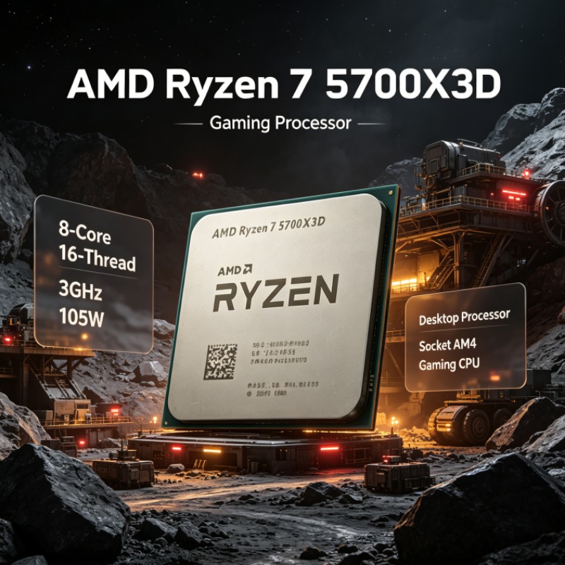 Ryzen 7 5700X3D AMD Socket AM4 - Amd Cpu Ryzen 7 recension och pris