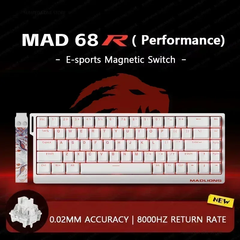 AI Madlions Mad 60he Mad 68he  - Gaming Keyboard Hand recension och pris