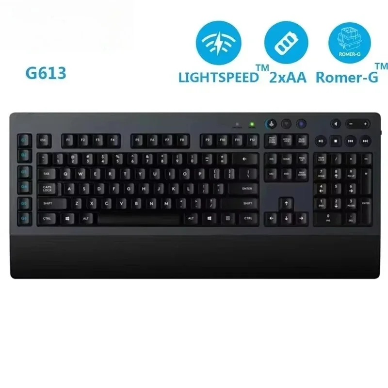 Original G613 Light Speed Wire - Gaming Keyboard Hand recension och pris