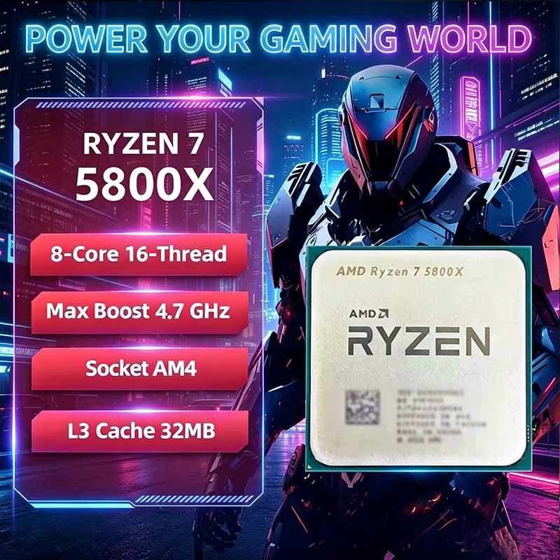 AMD Ryzen 7 5800X AMD R7 5800X - Amd Cpu Ryzen 7 recension och pris