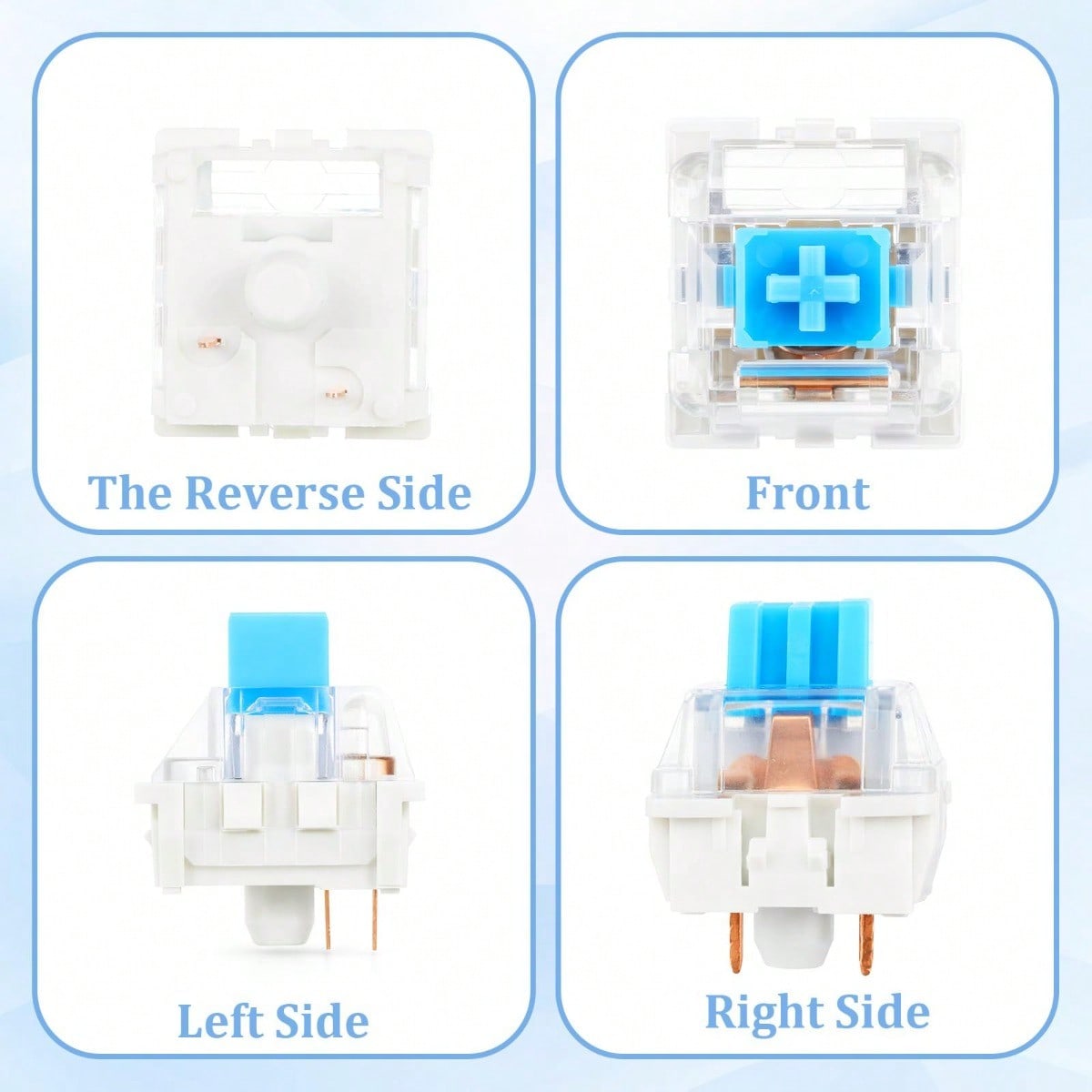 100 Practical Blue Switches, H - Gaming Keyboard Blue Switches recension och pris