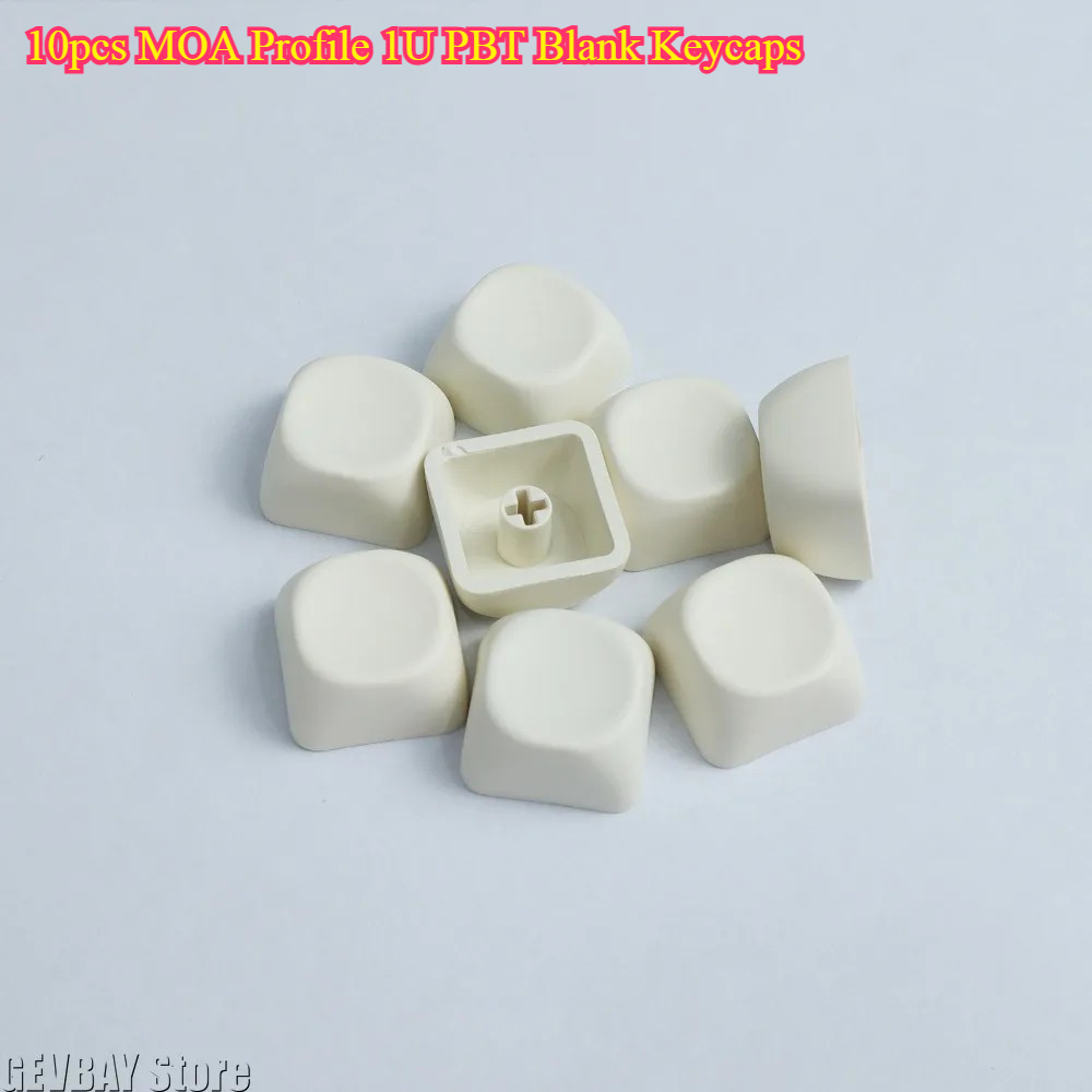 10pcs MOA Profile 1U PBT Blank - Gaming Keyboard Typewriter recension och pris