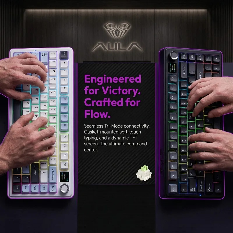 AULA F75 Max Mechanical Keyboa - Gaming Keyboard Ergo recension och pris