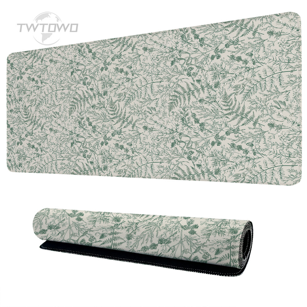 Mouse Pad Gaming Green Flower  - Gaming Keyboard Non Mechanical recension och pris