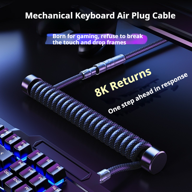 Eary 1.2m Coiled Keyboard Cabl - Gaming Keyboard Ergo recension och pris