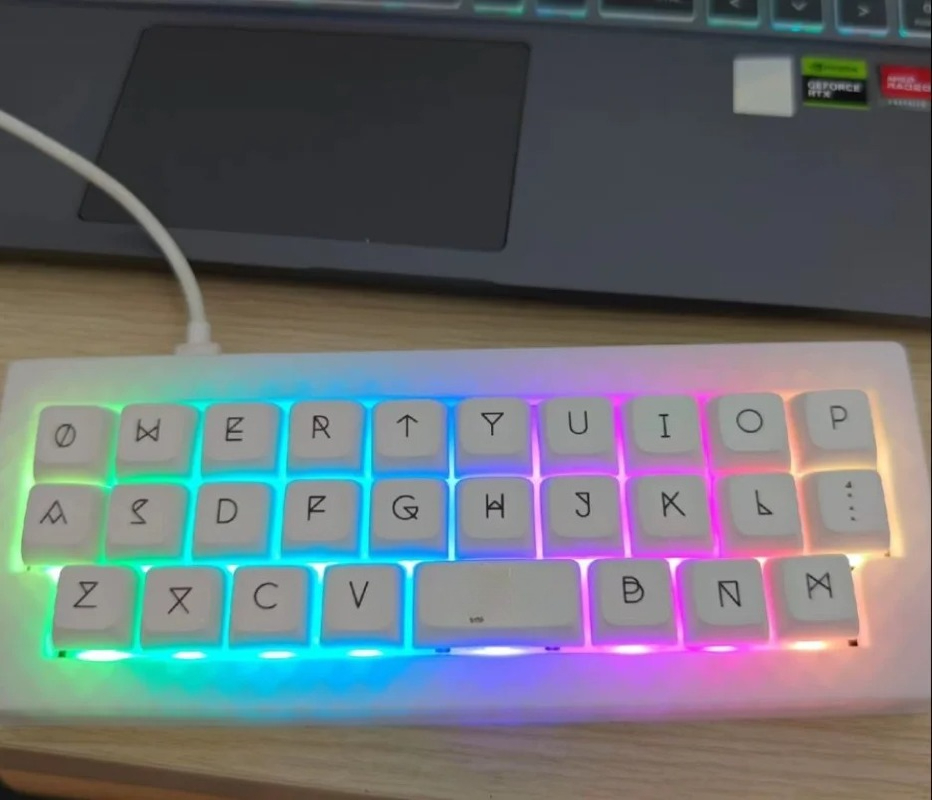 MiFuny Alpha28 Mini Keyboard K - Gaming Keyboard Half recension och pris