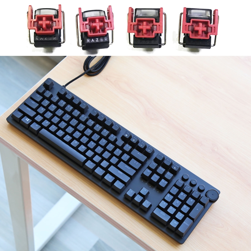4Pcs V2 Slient Liner Red Optic - Gaming Keyboard Ergo recension och pris