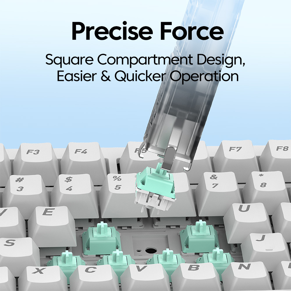 2 In 1 Keyboard Keycaps Switch - Keycap Puller Ring recension och pris
