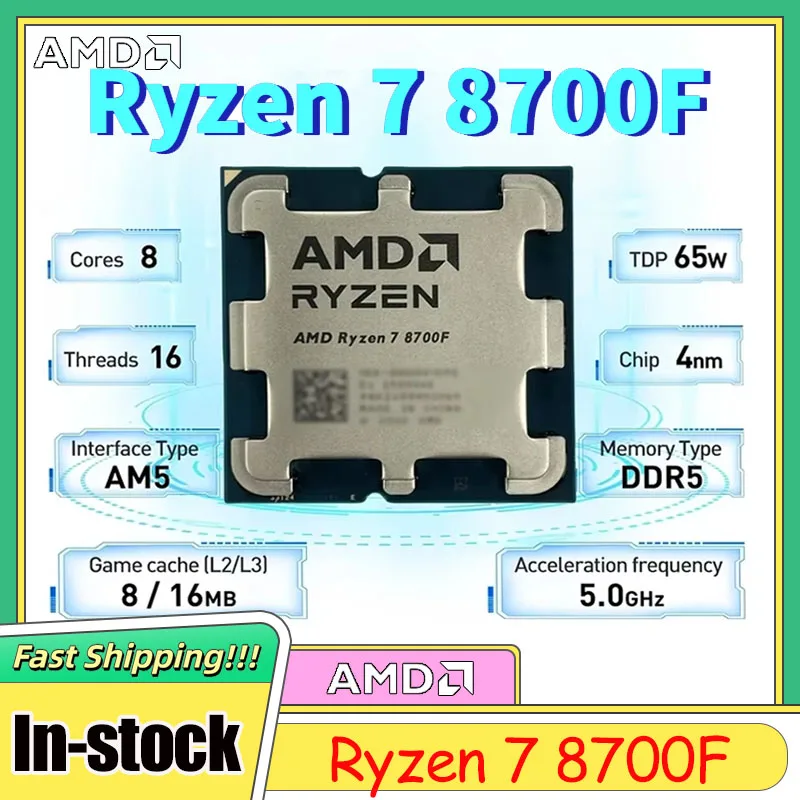 New AMD Ryzen 7 8700F 8-Core 1 - Amd Cpu Ryzen 7 recension och pris