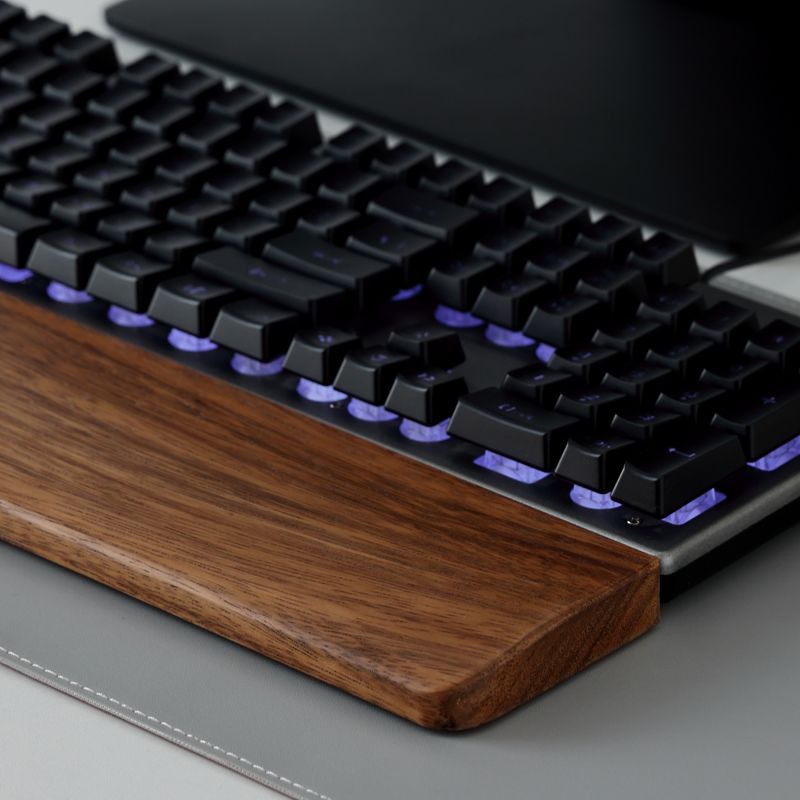 Solid Wood Keyboard Palm Rest  - Gaming Keyboard Ergo recension och pris