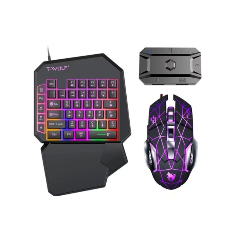 T-Wolf Tf950 5 In 1 One Handed - Gaming Keyboard Half recension och pris