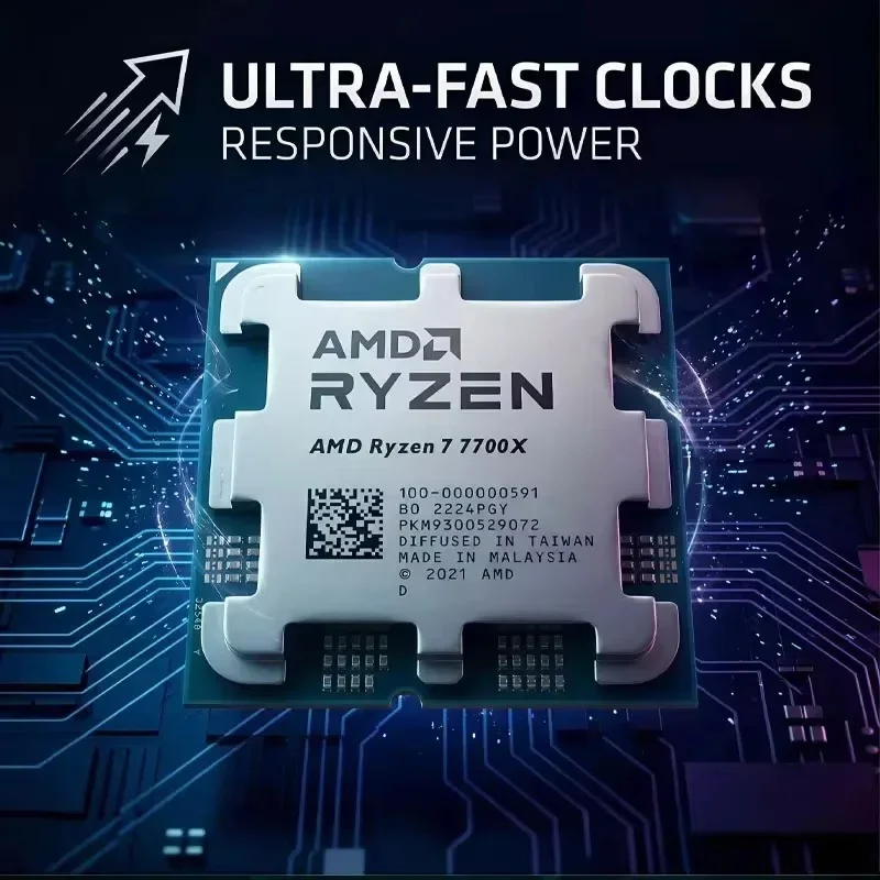 AMD Ryzen 7 7700X R7 7700X 8 C - Amd Cpu Ryzen 7 recension och pris