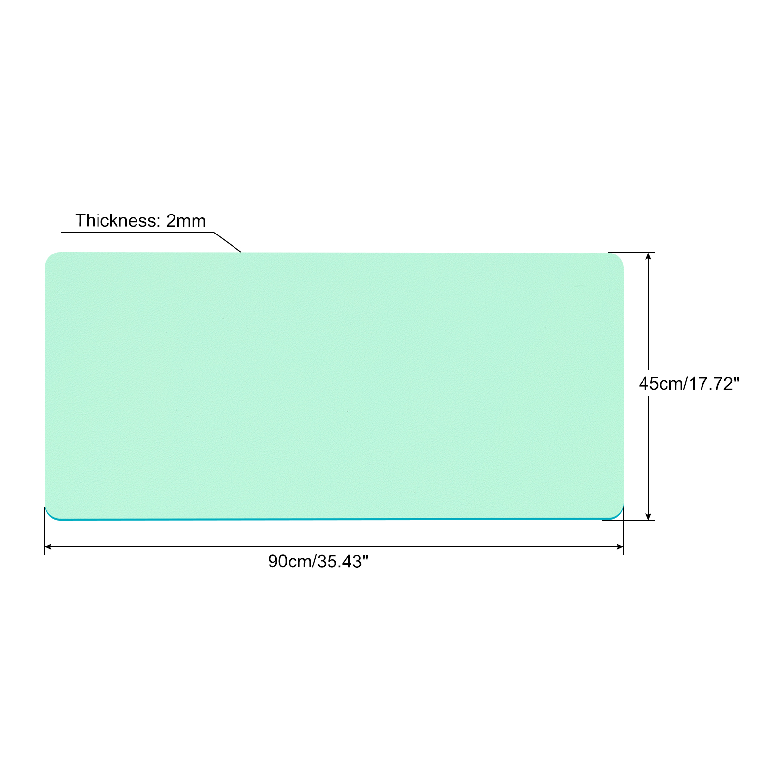 Office Desk Mat Protector PU L - Gaming Keyboard Tactile recension och pris