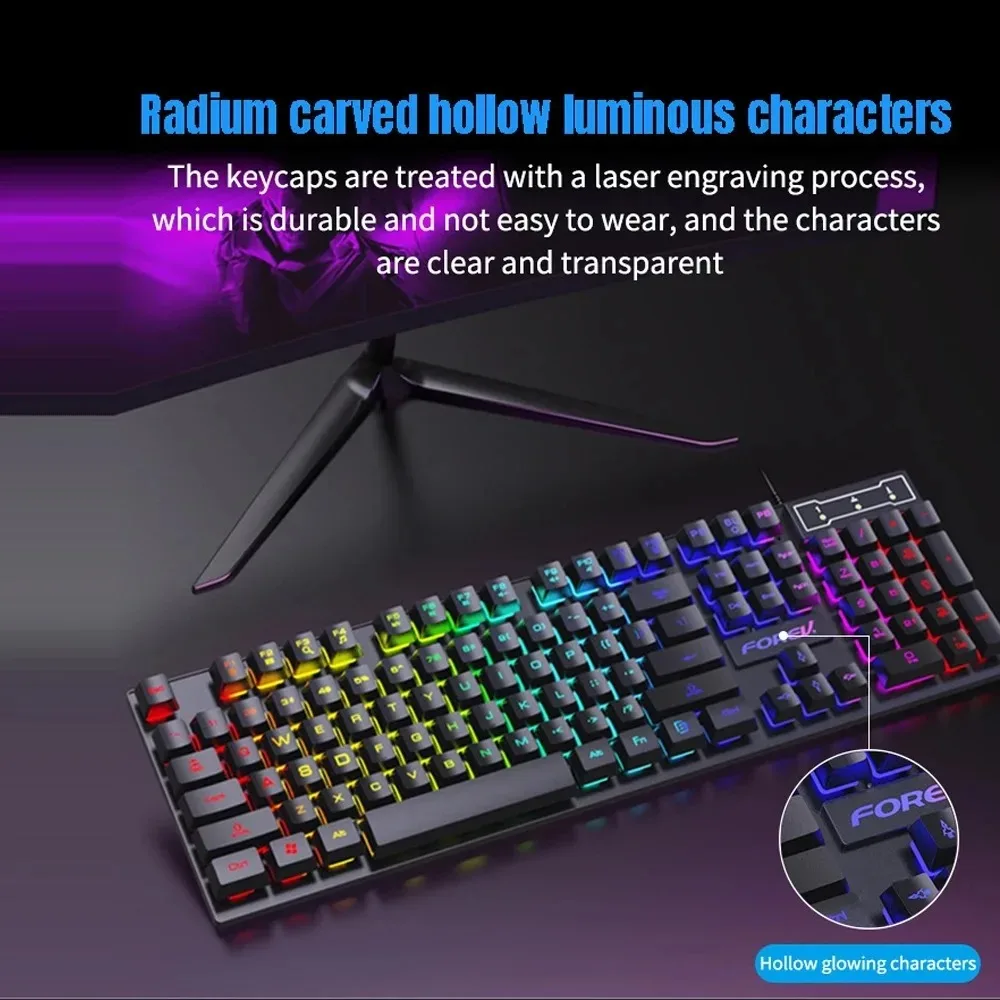 104 Key Backlit Mechanical Key - Gaming Keyboard Half recension och pris