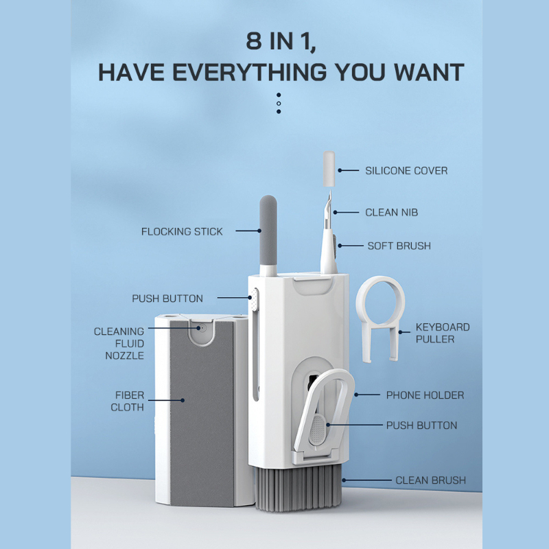 8 In 1 Cleaning Computer Keybo - Keycap Puller Ring recension och pris