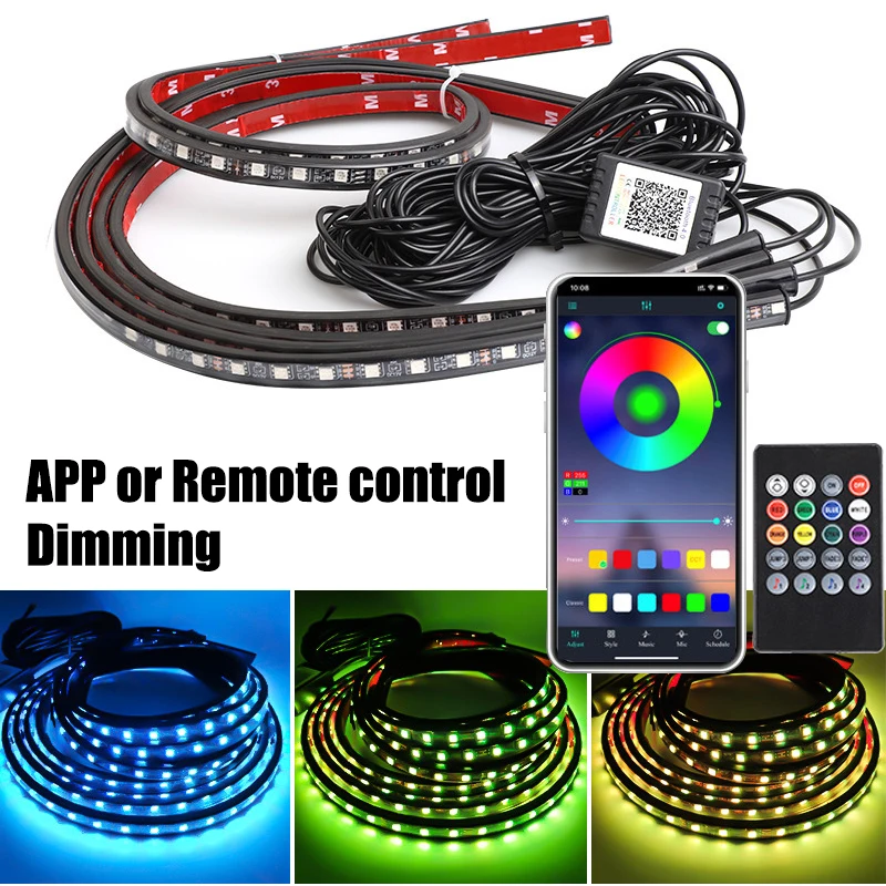 RGB Flexible LED Light bar Car - Rgb Underglow Strip recension och pris