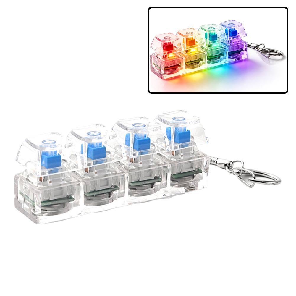 LED Light Up Fidget Keychain,  - Mechanical Switch Tester recension och pris