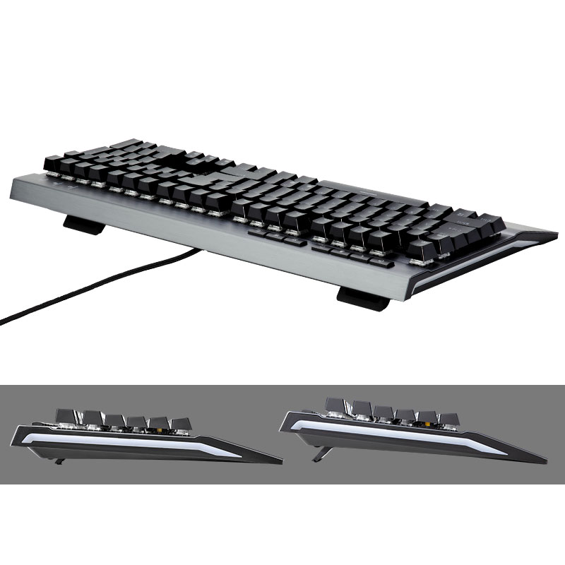 HEXGEARS GK739 Hot Swappable d - Gaming Keyboard Blue Switches recension och pris