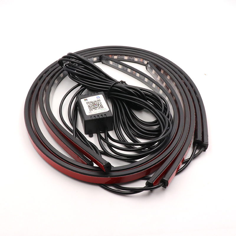 Niscarda 4PCS 12V IP65 App Con - Rgb Underglow Strip recension och pris
