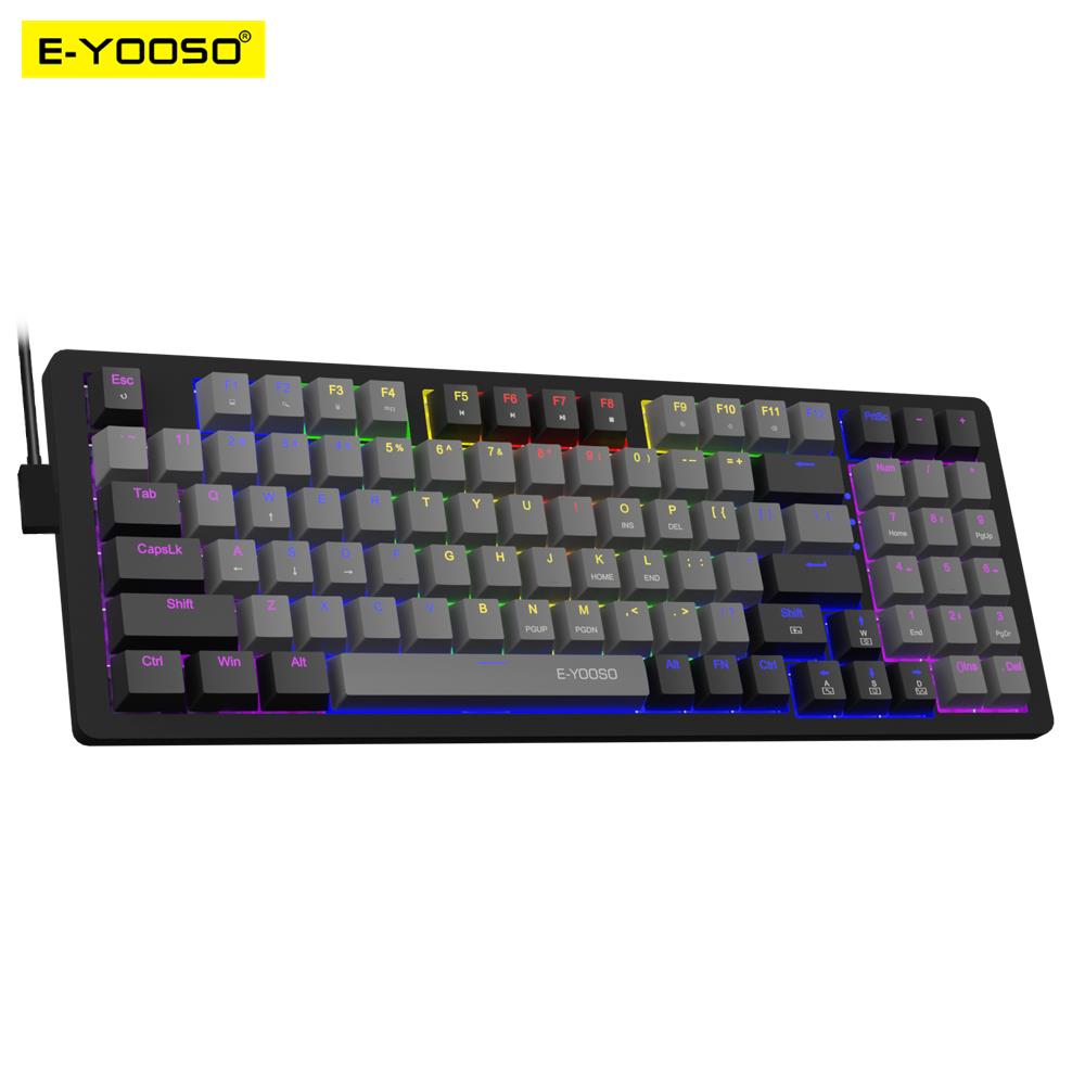 E-YOOSO Z94 USB Mechanical Gam - Gaming Keyboard Blue Switches recension och pris